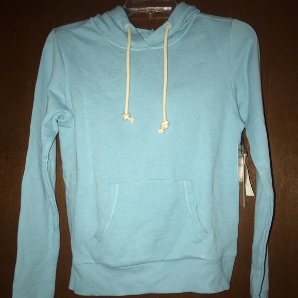Nordstrom Light Blue Lightweight Hoodie - Picture 1 of 4